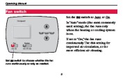 Honeywell PRO TH4110B Programmable Thermostat Operating Manual page 10