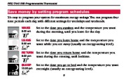 Honeywell PRO TH4110B Programmable Thermostat Operating Manual page 11