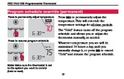 Honeywell PRO TH4110B Programmable Thermostat Operating Manual page 15