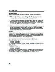 Honda Generator EB5000i EB7000i Owners Manual page 38
