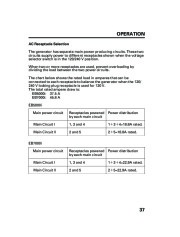 Honda Generator EB5000i EB7000i Owners Manual page 39