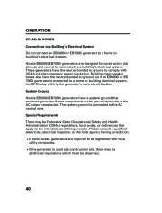 Honda Generator EB5000i EB7000i Owners Manual page 42