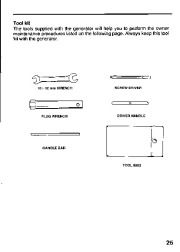 Honda Generator EG1400X EG2500X Owners Manual page 27