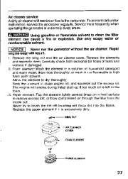 Honda Generator EG1400X EG2500X Owners Manual page 29