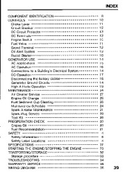 Honda Generator EG1400X EG2500X Owners Manual page 41