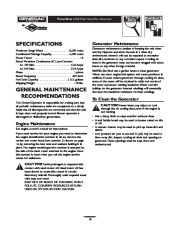 Generac 5500 Generator Owners Manual page 10