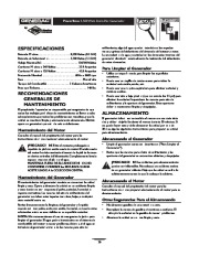 Generac 5500 Generator Owners Manual page 28