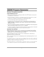 All Power America 6000 APG3560CSA Generator Owners Manual page 10