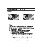 All Power America 6000 APG3560CSA Generator Owners Manual page 16