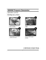 All Power America 6000 APG3560CSA Generator Owners Manual page 20