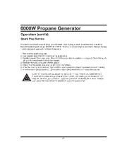 All Power America 6000 APG3560CSA Generator Owners Manual page 24