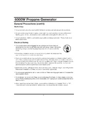 All Power America 6000 APG3560CSA Generator Owners Manual page 8