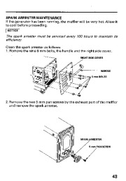 Honda Generator EX3300S EX4500S Owners Manual page 45