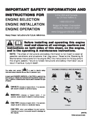 Briggs And Stratton Small Engine Care And Repair Generator Manual page 2