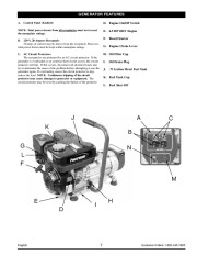 Coleman Powermate PM01103002 Generator Owners Manual page 7