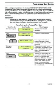 Honeywell 7000 Thermostat Configuration page 21