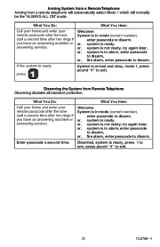 Honeywell 7000 Thermostat Configuration page 31