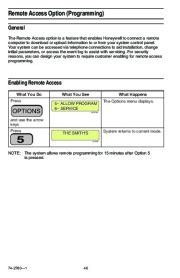 Honeywell 7000 Thermostat Configuration page 46