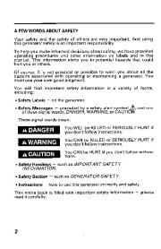 Honda Generator EU2600i EU3000is Owners Manual page 4