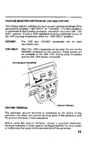 Honda Generator EM6000GP Owners Manual page 15