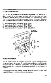 Honda Generator EM6000GP Owners Manual page 17