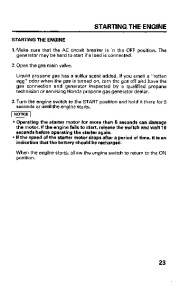 Honda Generator EM6000GP Owners Manual page 25