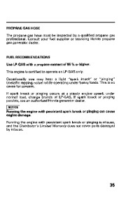 Honda Generator EM6000GP Owners Manual page 37
