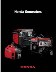 2009 Honda Generator EU EM EB EP Series Catalog, 2009 page 1