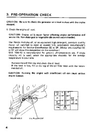 Honda Generator EB3000 EB4000 Owners Manual page 8