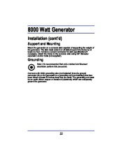 All Power America 8000 APG3005 Generator Owners Manual page 14