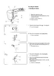 Janome Memory Craft 3500 Sewing Instruction Manual page 11