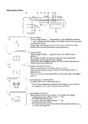 Janome Memory Craft 3500 Sewing Instruction Manual page 7