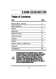 All Power America 3500 APG3002 Generator With Mobility Kit Owners Manual page 2