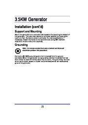All Power America 3500 APG3002 Generator With Mobility Kit Owners Manual page 23