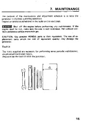 Honda Generator EM1600X EM1800X EM2200X Owners Manual page 17