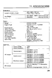 Honda Generator EM1600X EM1800X EM2200X Owners Manual page 31
