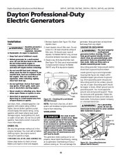 Dayton 3WY47 3W735B 3W736C 3WY44 3TE27A 3WY45 3WY46 Generator Parts page 10