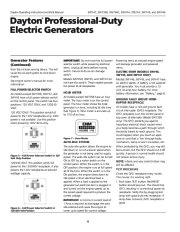 Dayton 3WY47 3W735B 3W736C 3WY44 3TE27A 3WY45 3WY46 Generator Parts page 6