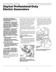 Dayton 3WY47 3W735B 3W736C 3WY44 3TE27A 3WY45 3WY46 Generator Parts page 8
