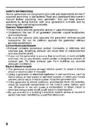 Honda Generator EX5500 Owners Manual page 8