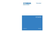 Yamaha EF2400iS Generator Owners Manual page 1